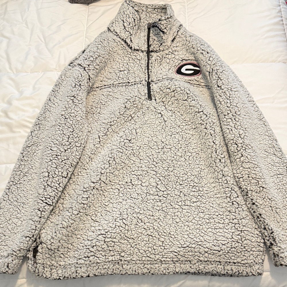 Boxercraft Gray Sherpa Fleece Quarter-Zip